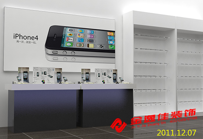 2011苹果手机专卖店设计装修效果图三
