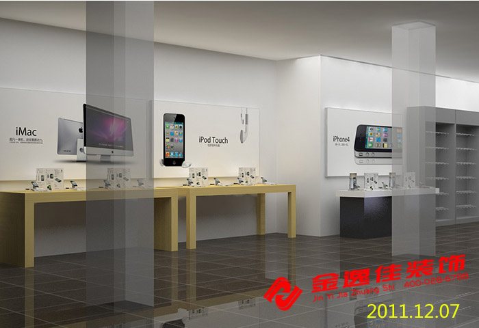 2011苹果手机专卖店设计装修效果图七