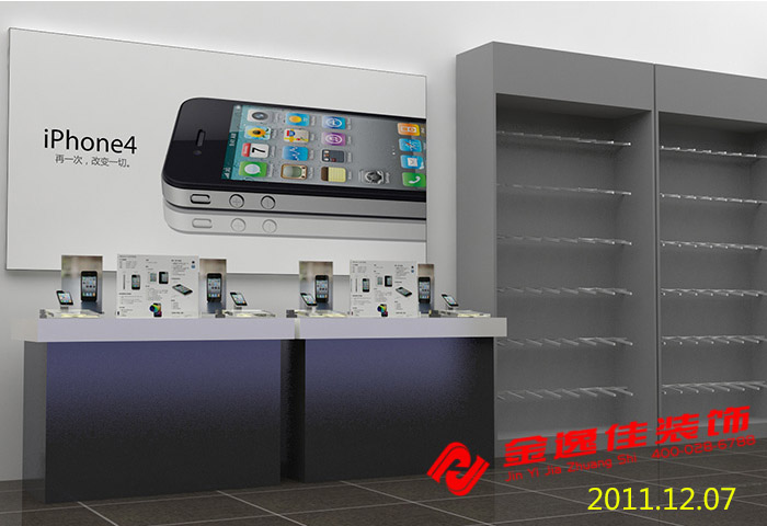 2011苹果手机专卖店设计装修效果图九